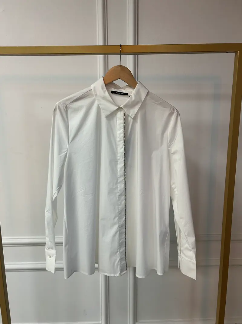 Blouse taifun 360025-74019 Wit