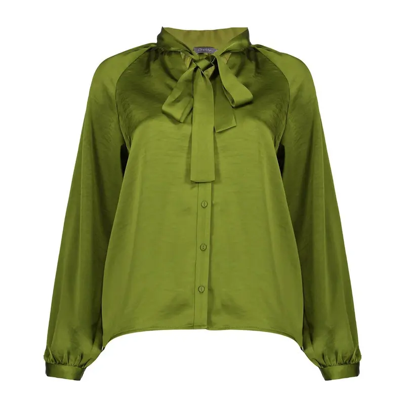 Blouse with bow