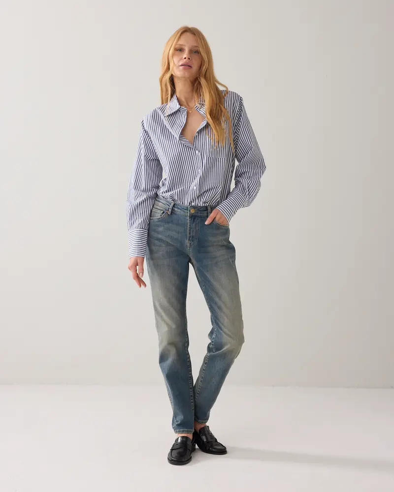 Blue Daze denim tapered jeans