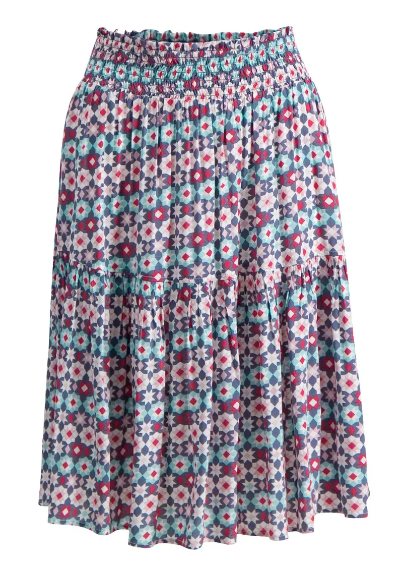 Blutsgeschwister Wanderwirbel Skirt Blue Alpine Star