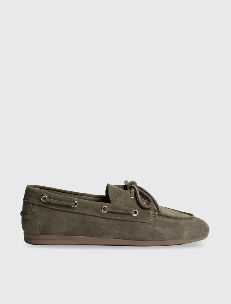 Boat Loafer Brushed Suede
