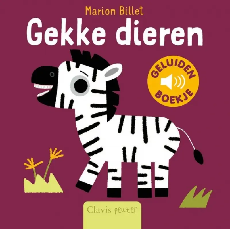 Boek geluidenboekje gekke dieren