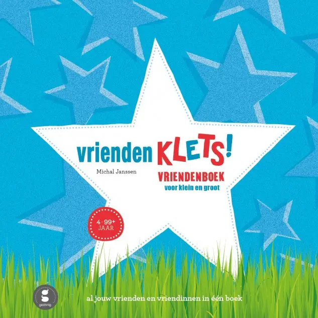 Boek Gezinnig Vriendenklets! Blauw