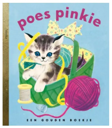 Boek gouden boek poes Pinkie