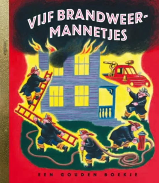 Boek Gouden Boek Vijf Brandweermannetjes