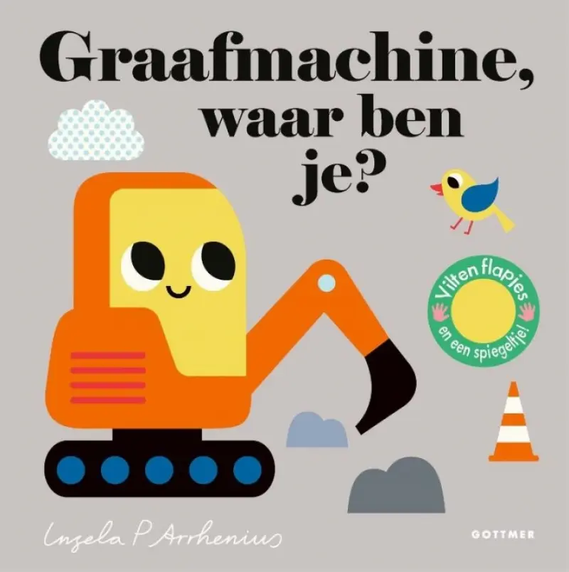 Boek graafmachine, waar ben je?