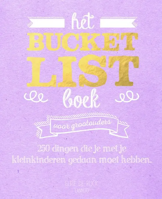 Boek Het Bucketlist Boek Voor Grootouders
