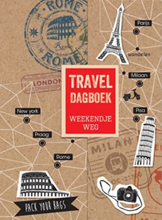 Boek Travel Dagboek Weekendje Weg