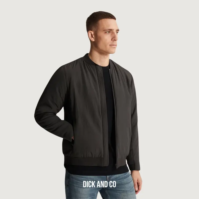Bomber jacket met ritssluiting