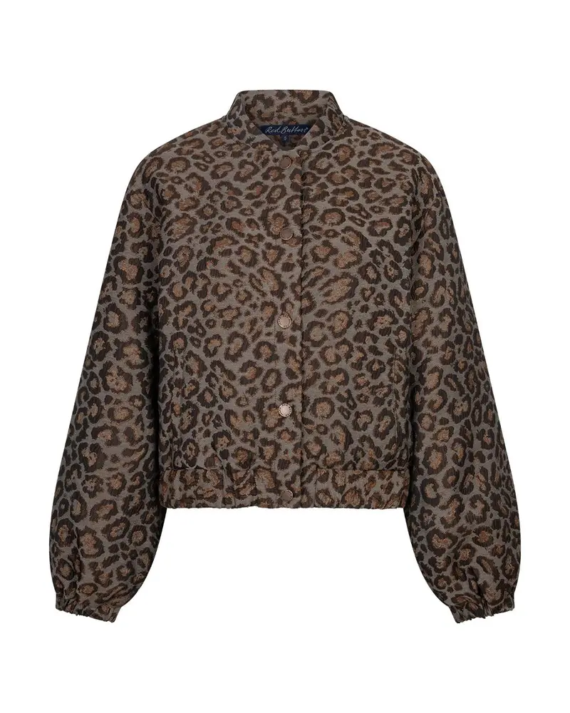 Bomber jacquard lurex