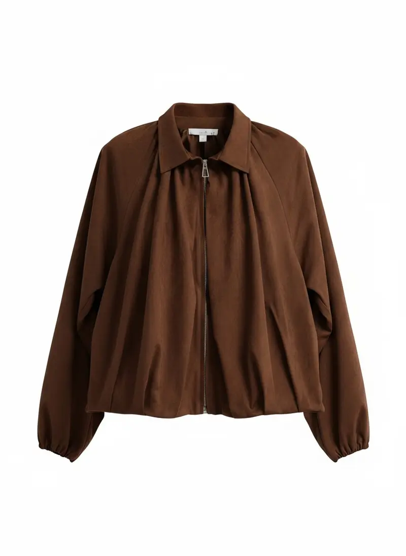 Bomberjack Ovyi Immitation Suede | Brandy Brown