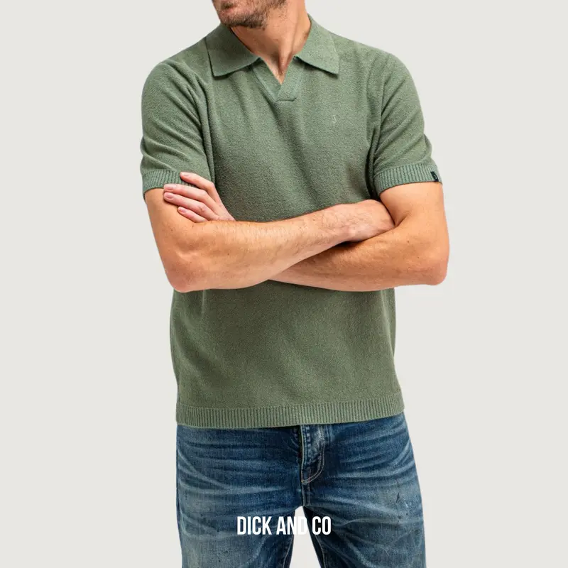 Boucle Knit Polo