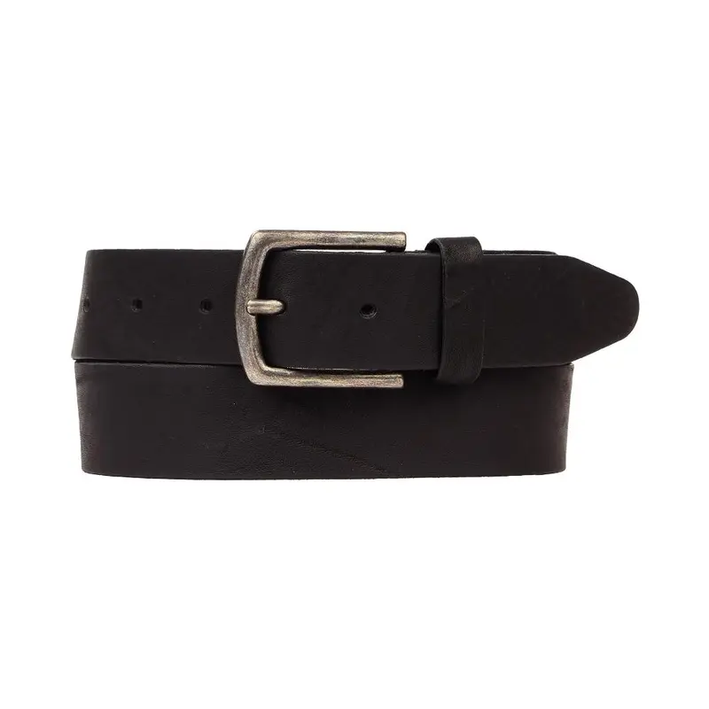 Brede zwarte riem 4cm 40715