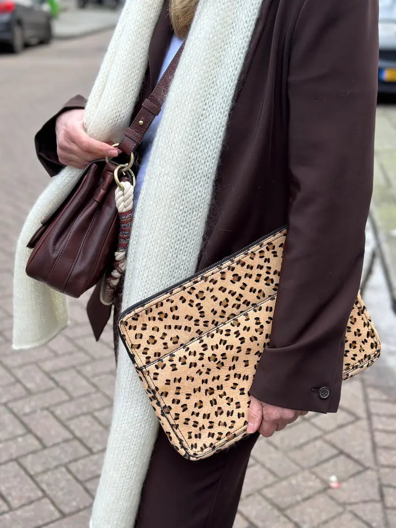 By-Bar laptop bag leopard