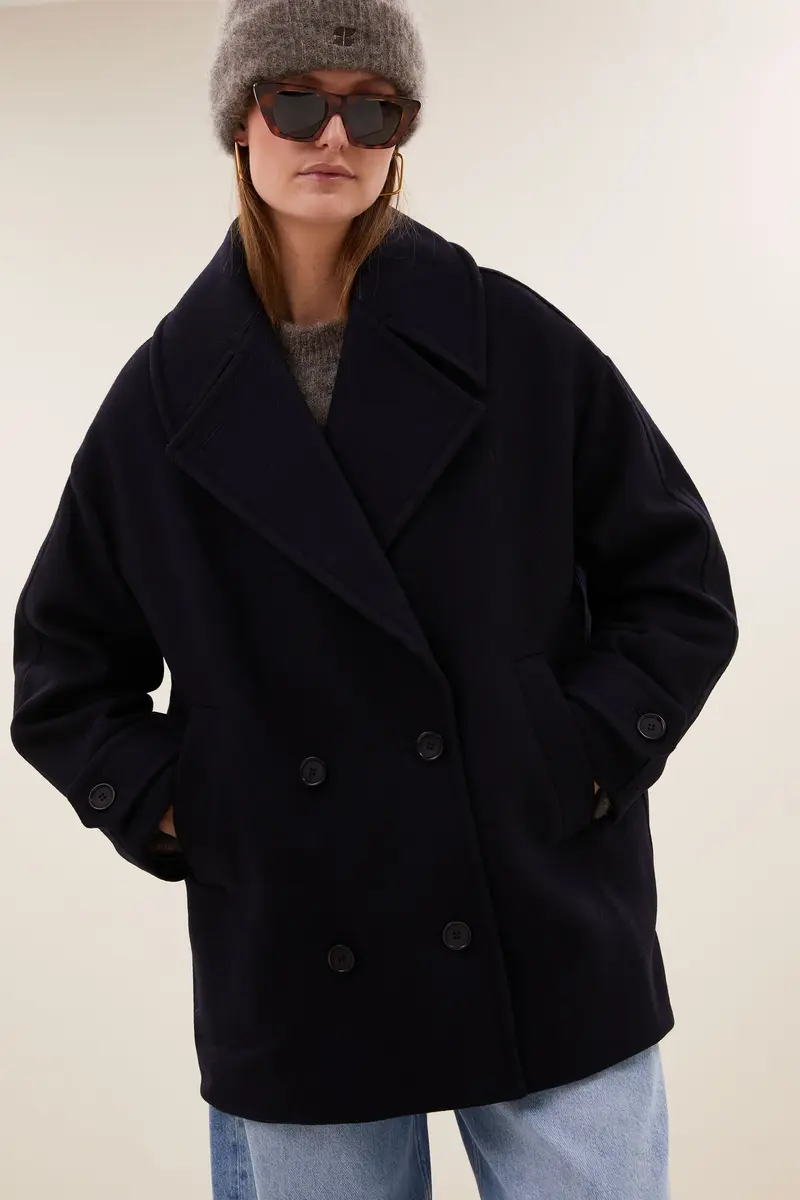 By-Bar scott wool coat midnight