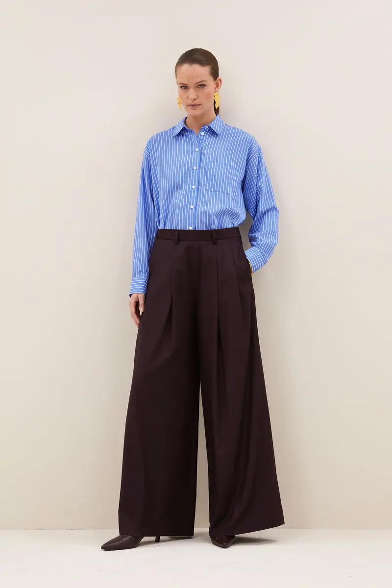 By-Bar sef pants dark wine