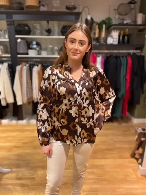 C&S the label blouse annalia bruin