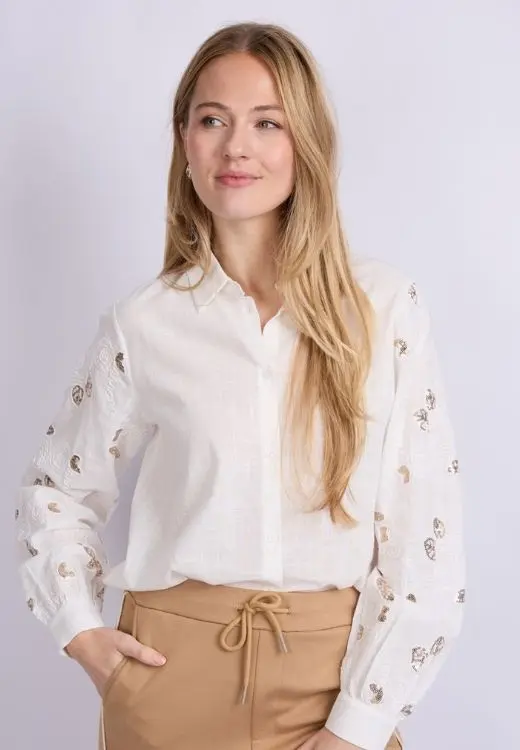 C&S THE LABEL blouse lange mouw