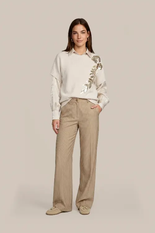 C&S The Label broek petri beige
