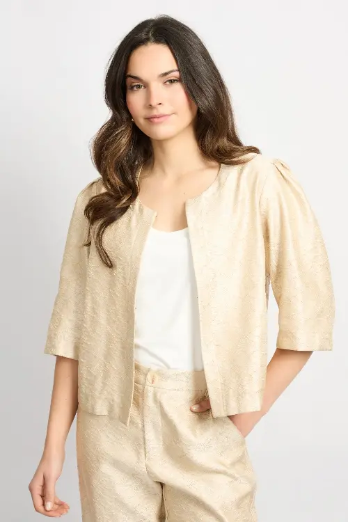 C&S The Label jacket josephine sand