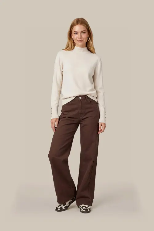 C&S The Label top ambra beige