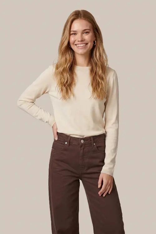 C&S The Label top trina beige