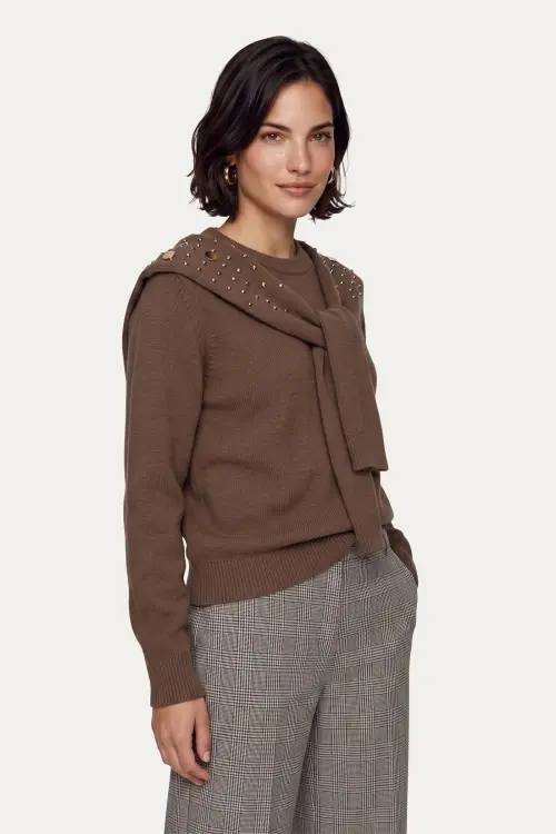 C&S The Label trui kimmie bruin