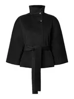 Cape yasalmio handmade wool 26041326 Black
