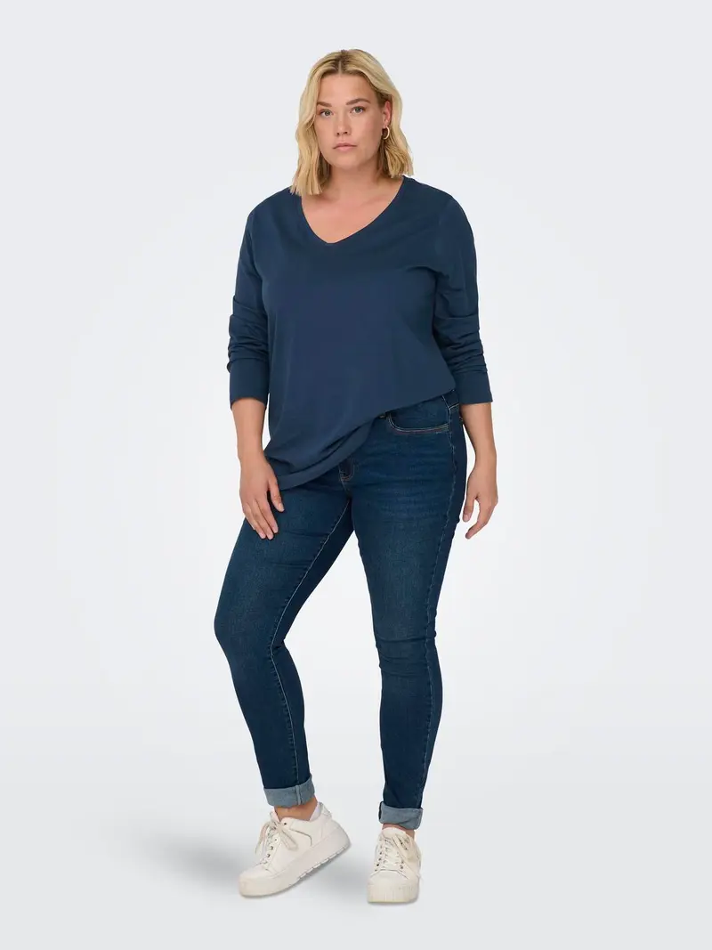 CARBONNIE LIFE L/S A-SHAPE TOP CUR