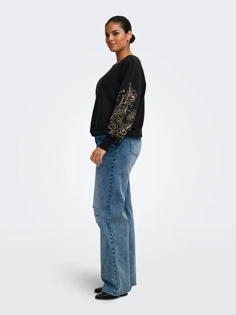 CARDEBORAH L/S BOATNECK SWEAT
