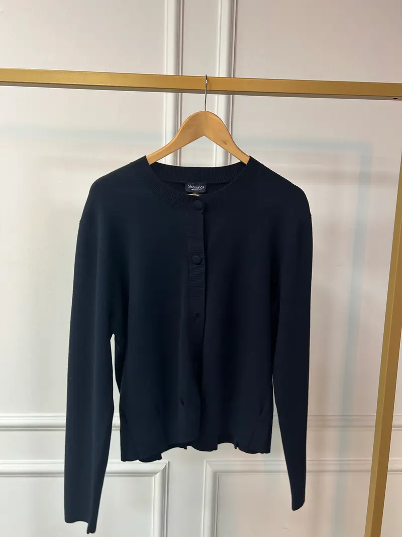 Cardigan crew neck SLK14-8768 Navy