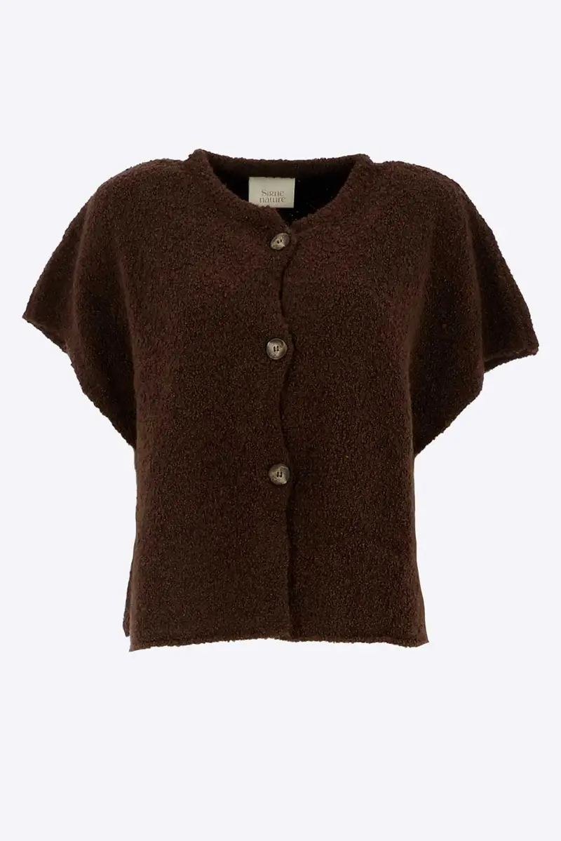 Cardigan gebreid 843143 Marron