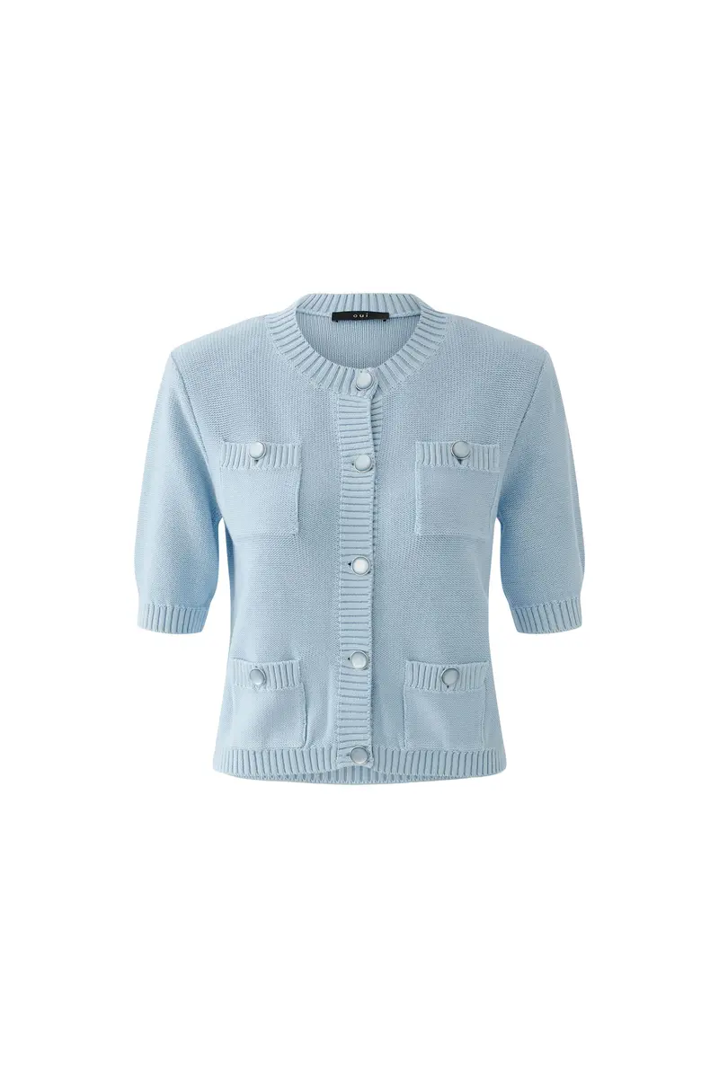 Cardigan gebreid 96613 Celestial blue