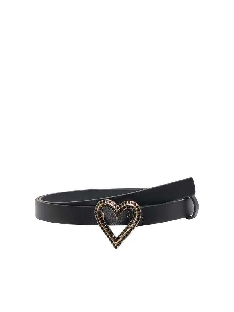 CAREDEN GLITTER HEART BELT CUR