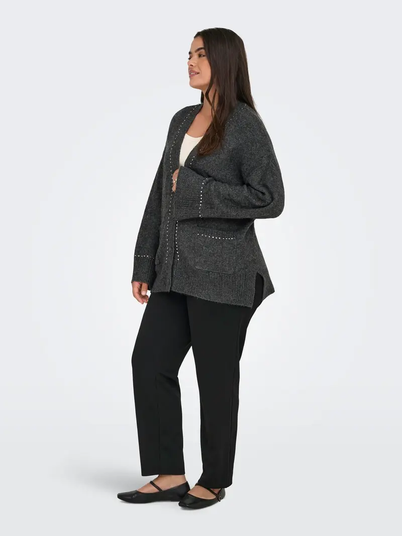 CARELSIE LS STUDS CARDIGAN CUR