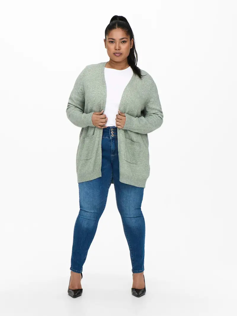 CARESLY LIFE L/S OPEN CARDIGAN