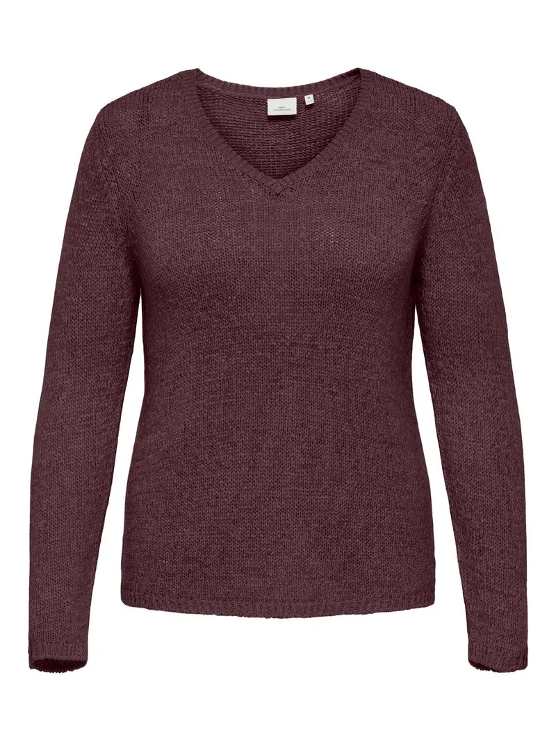 CARGEENA L/S V-NECK KNIT