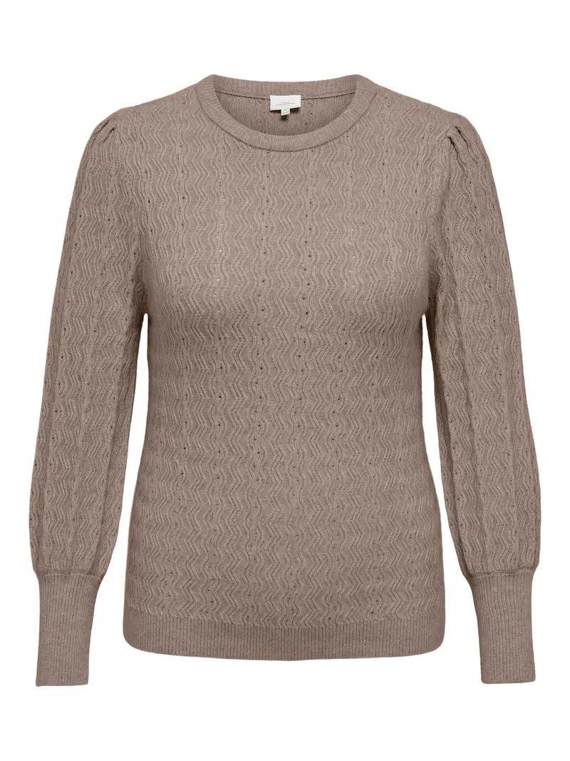 CARKATIA LS STRUC PUFF O-NECK CUR