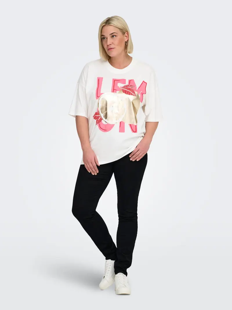 CARKOURTNEY SS O-NECK TEE CUR