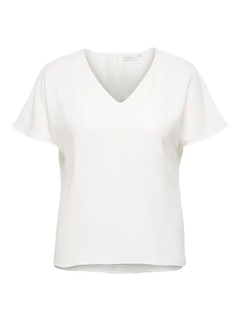 CARMETTA LIFE V-NECK SS TOP