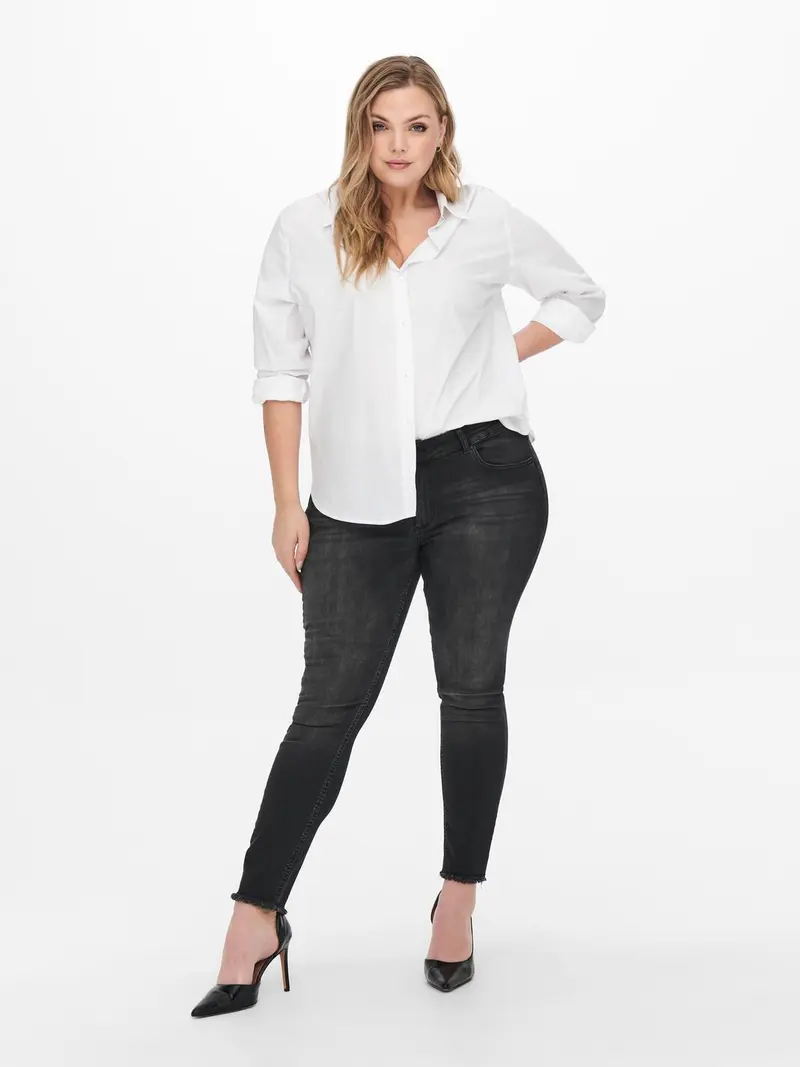 CARWILLY REG ANK SKINNY JEANS BLACK