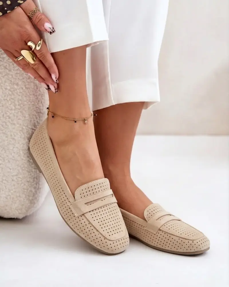 Celia Beige Loafer