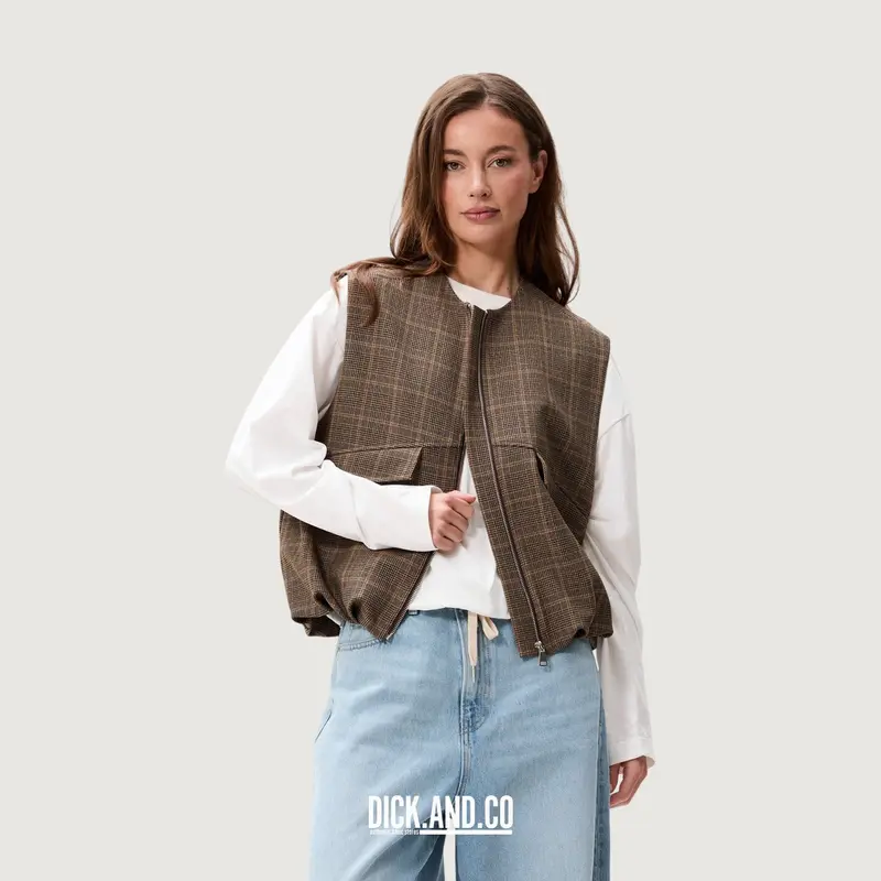 Check bodywarmer