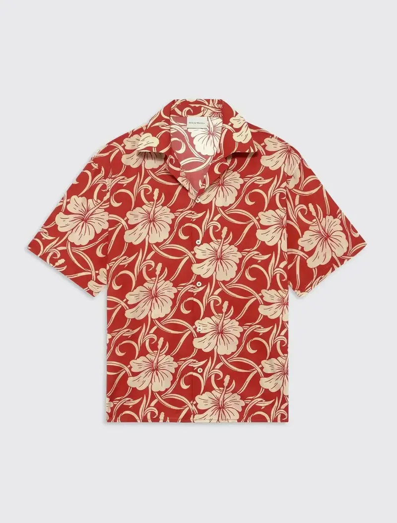 Chemise Hibiscus Monogramme