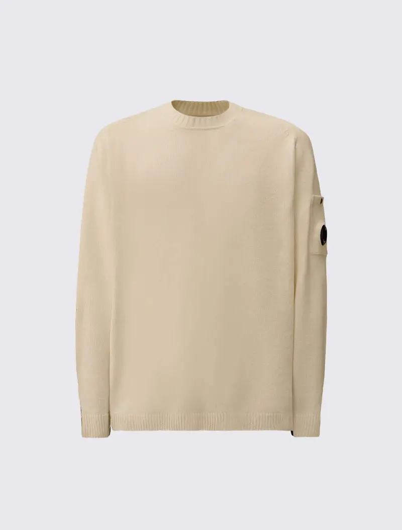 Chenille Crewneck Lens Sweater Midnight