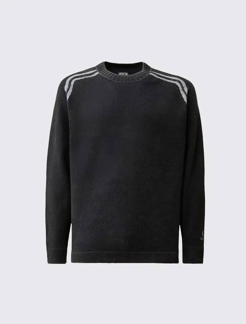 Chenille Double Dyed Crewneck Sweater