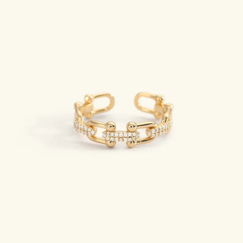 Chloe Öppen Ring i Guld