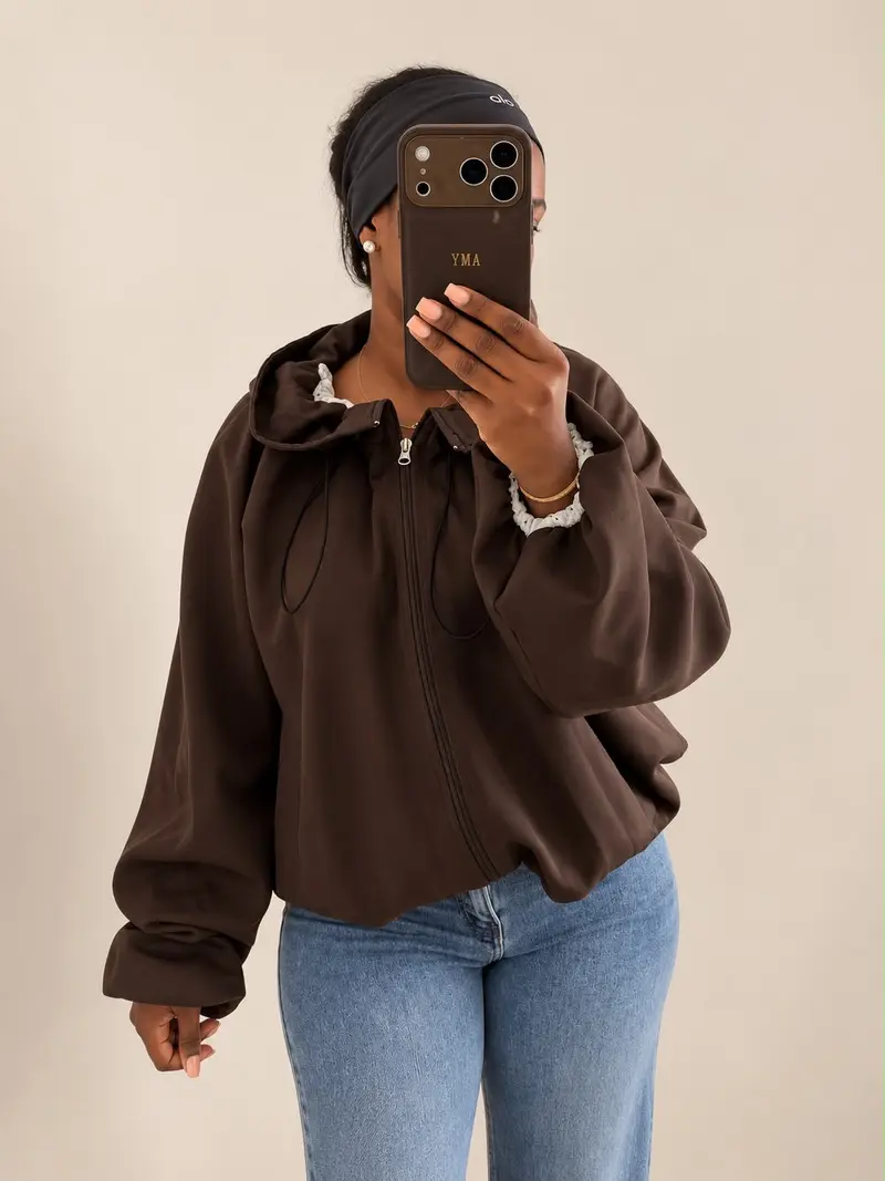 Chocolate Oversized Jacket