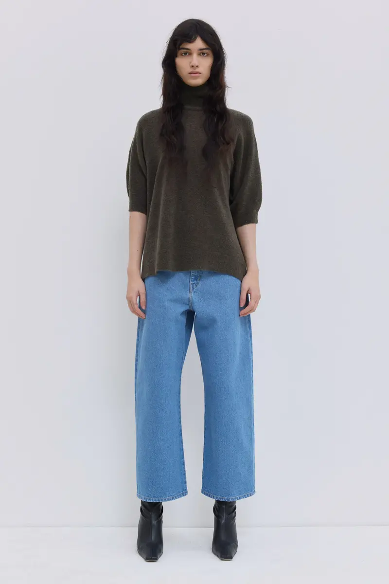 Christian Wijnants | Kaluhu Shortsleeve Turtleneck Forest