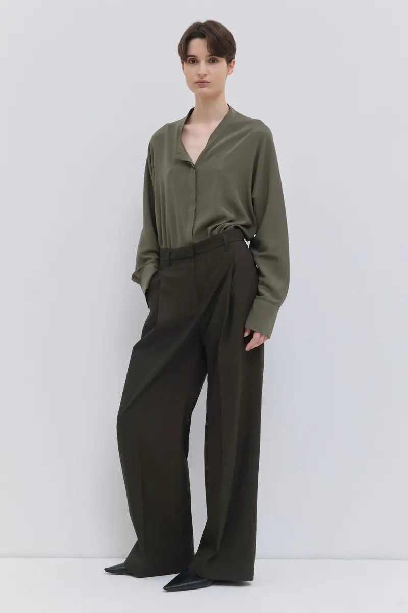 Christian Wijnants | Pama Classic Trousers Deep Forest